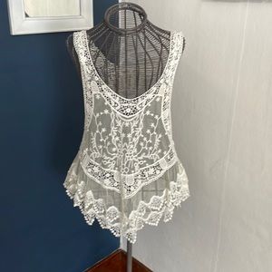 Lace tank